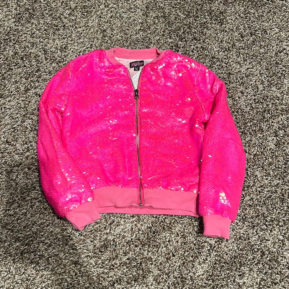 jojo siwa hot pink jacket
